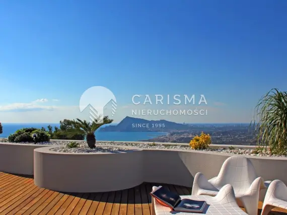 (2) Luksusowy apartament ze spektakularnym widokiem na morze, Sierra de Altea
