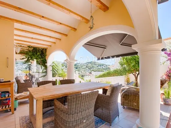 (12) Ponadczasowa willa w Sol Park, blisko centrum Moraira, Costa Blanca