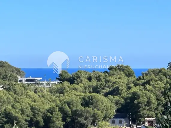 (17) Willa w stylu Ibiza w Javea z widokiem na morze