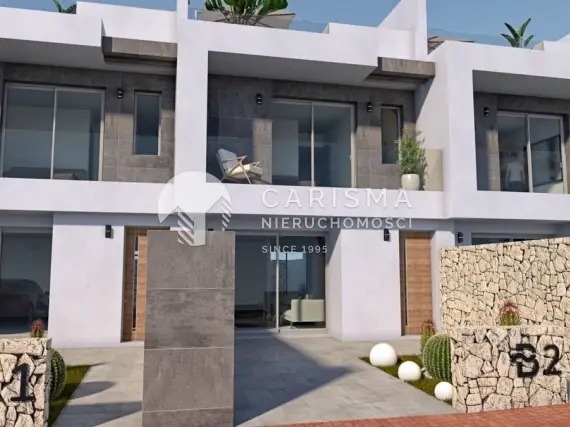 (15) Nowoczesny bliźniak z widokiem na morze, 150 m od plaży w Pilar de la Horadada, Costa Blanca