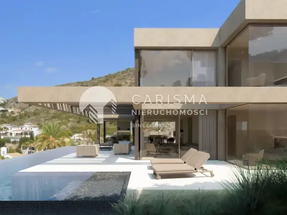 (12) Nowoczesna willa z widokiem na morze w Moraira