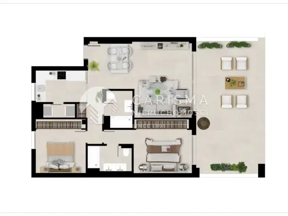 (17) Luksusowy apartament z widokiem na morze, góry i pola golfowe