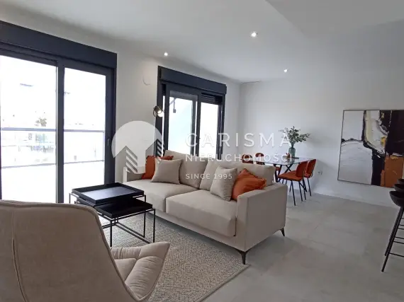 (19) Nowy apartament z tarasem dachowym 400m od plaży Torre de la Horadada