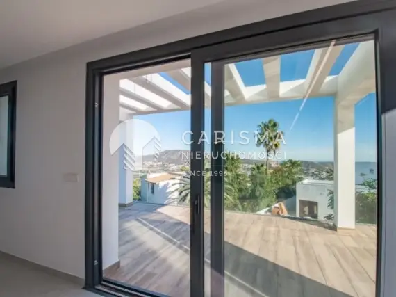 (21) Gotowa czteropoziomowa willa w Benimeit, Moraira z widokiem na morze