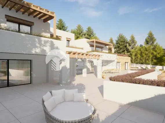 (4) Luksusowa willa w stylu Ibiza, z widokiem na morze, Moraira