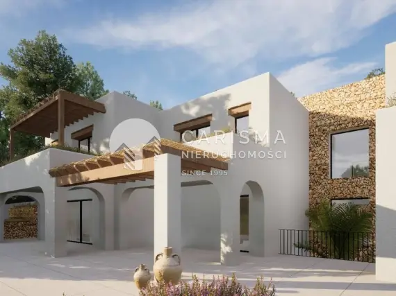 (5) Luksusowa willa w stylu Ibiza, z widokiem na morze, Moraira