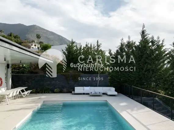 (6) Designerska willa na wzgórzu z panoramicznymi widokami na morze i góry, Mijas