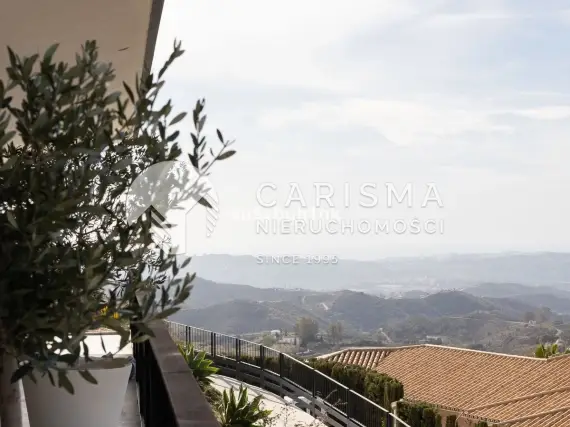 (43) Designerska willa na wzgórzu z panoramicznymi widokami na morze i góry, Mijas