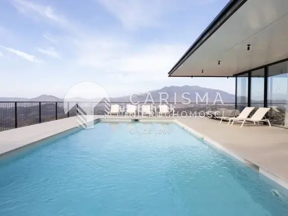 (40) Designerska willa na wzgórzu z panoramicznymi widokami na morze i góry, Mijas