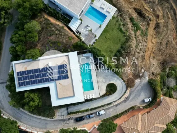 (45) Designerska willa na wzgórzu z panoramicznymi widokami na morze i góry, Mijas