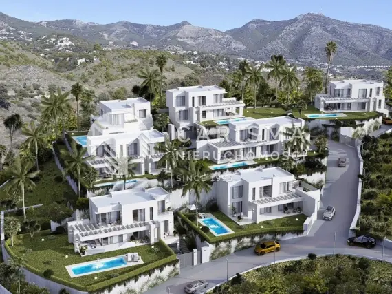 Nowoczesna willa z panoramicznym widokiem  na morze, Mijas 1