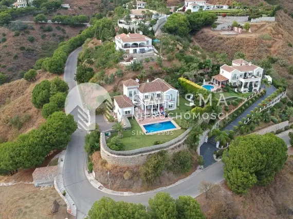 (35) Andaluzyjska willa z panoramicznym widokiem na morze i góry, Mijas