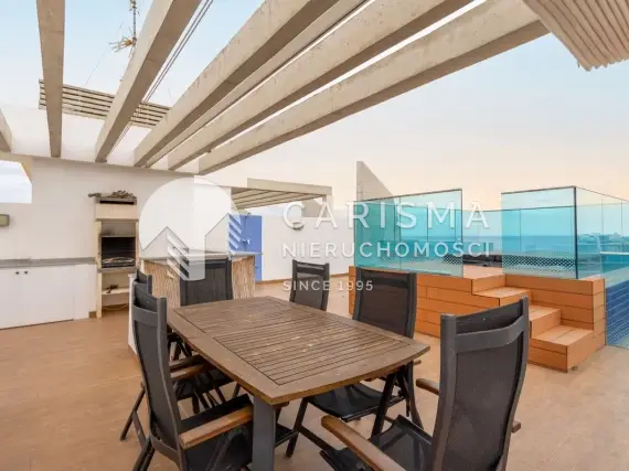 (32) Nowoczesny i luksusowy penthouse w pierwszej linii brzegowej, Punta Prima, Costa Blanca.