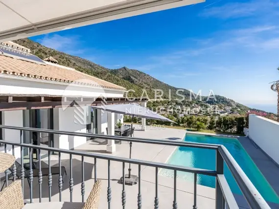 (33) Willa w andaluzyjskim stylu z pięknym widokiem, Mijas