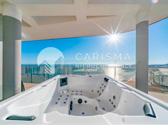 (45) Luksusowy apartament z frontalnym widokiem na morze, Benidorm, Costa Blanca