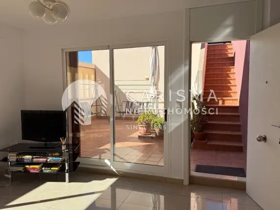 (5) Apartament z prywatnym solarium, dużym patio i prywatnym miejscem parkingowym – El Bosque, Flamenca,