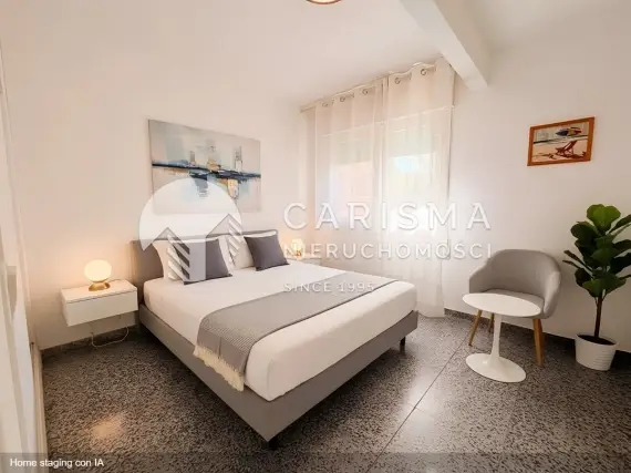 (6) Apartament 3 sypialnie z tarasem w Santa Pola, 120 m od morza