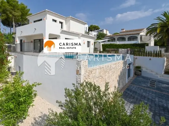 (29) Elegancka willa z widokami na morze, Moraira, Costa Blanca Północ