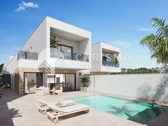 (10) Nowe wille z basenem w San Pedro del Pinatar – nowoczesna architektura blisko morza