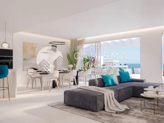 (5) Apartamenty z widokiem na morze La Cala de Mijas Costa del Sol, resort, inwestycja