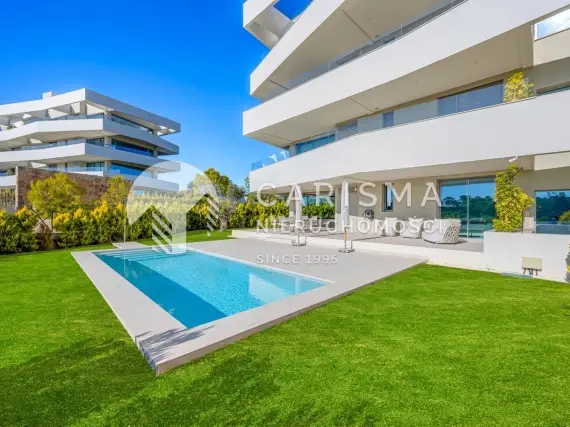 (37) Las Colinas Madroño 2 apartament z ogrodem 650 m², prywatnym basenem i widokiem Costa Blanca