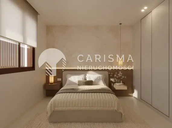 (5) Nowe apartamenty w Santa Pola blisko plaży ze wspólnym basenem na tarasie dachowym