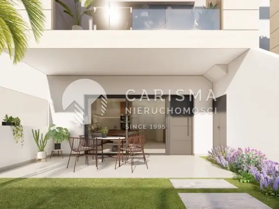 (61) Nowe bungalowy w San Pedro del Pinatar z prywatnym basenem, ogrodem i blisko plaży