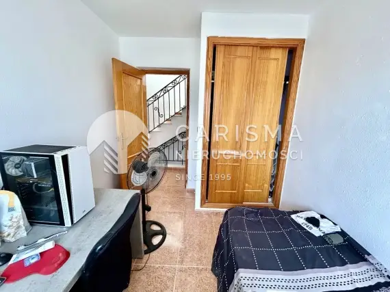 (16) Dom szeregowy z tarasem dachowym i widokiem na słone jeziora w Dream Hills, Torrevieja