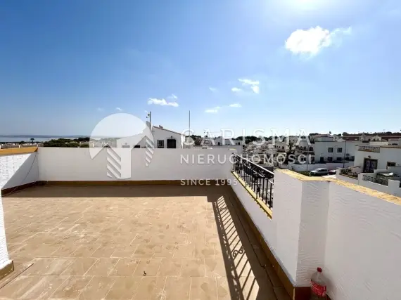 (21) Dom szeregowy z tarasem dachowym i widokiem na słone jeziora w Dream Hills, Torrevieja