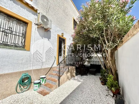 (28) Dom szeregowy z tarasem dachowym i widokiem na słone jeziora w Dream Hills, Torrevieja