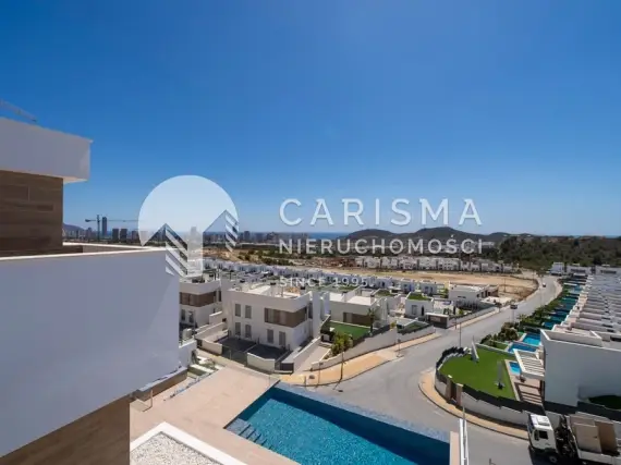 (38) Nowe, luksusowe i gotowe wille w zamkniętym osiedlu, w Finestrat k/Benidormu na Costa Blanca