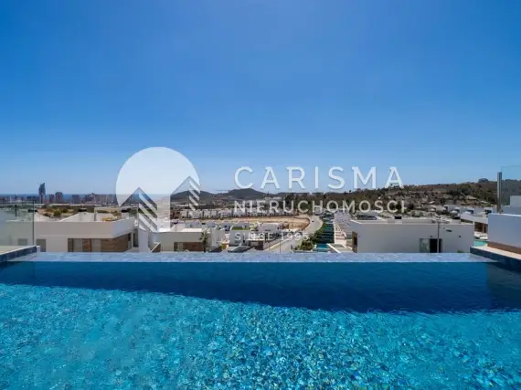 (41) Nowe, luksusowe i gotowe wille w zamkniętym osiedlu, w Finestrat k/Benidormu na Costa Blanca
