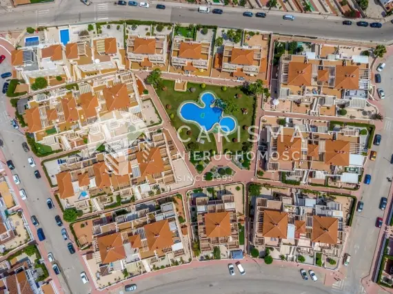 (30) Mieszkanie z ogrodem od południa, Zeniamar 6, Orihuela Costa, wyposażone, basen, auto w cenie