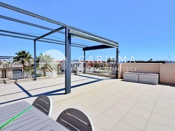 (33) Nowoczesny penthouse 200m od plaży Higuericas, Torre de la Horadada, budynek 2019, umeblowane | SPA