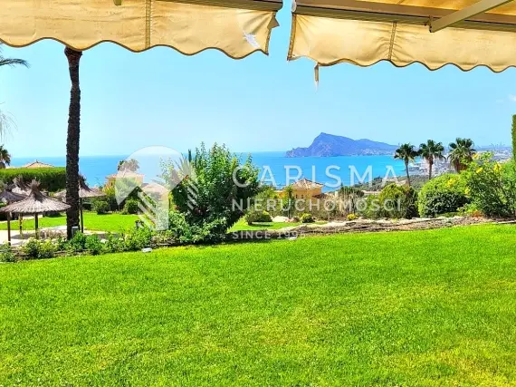 (32) Parterowy apartament z zachwycającym widokiem na morze, Altea Hills