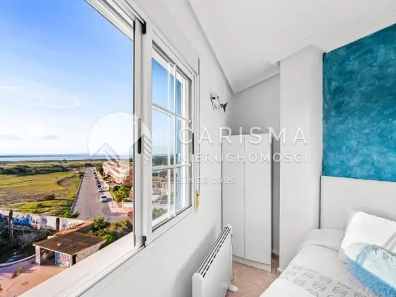 (13) Apartament w La Mata z widokiem na lagunę solną, tarasem i basenem – 200 m od plaży