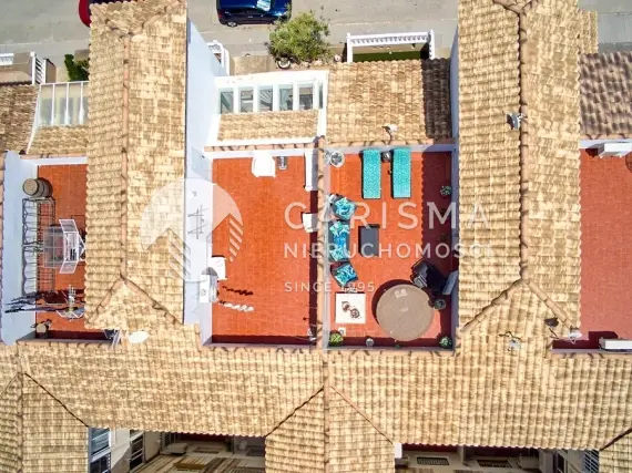 (33) Penthouse w La Ciñuelica, Punta Prima z prywatnym tarasem dachowym i jacuzzi