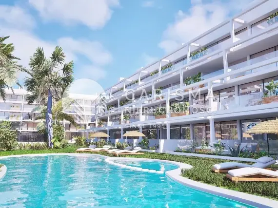 (18) Nowoczesne apartamenty, w budowie, tylko 900 m od morza w Mar de Cristal na Costa Calida