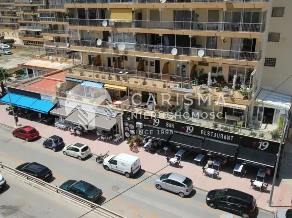 (23) Apartament w centrum  Calpe z widokiem na morze