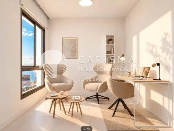 (7) Luksusowy penthouse w budowie, w pierwszej linii brzegowej, w Calpe