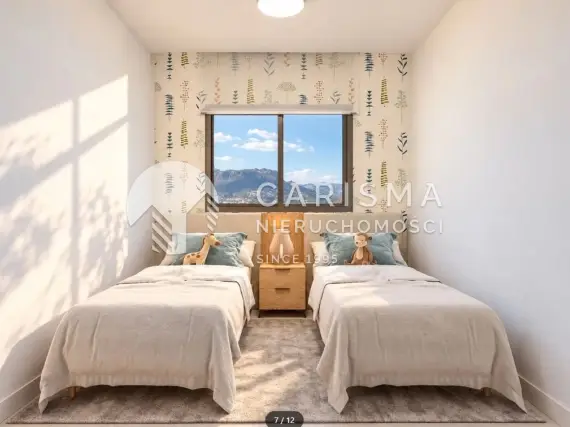 (8) Luksusowy penthouse w budowie, w pierwszej linii brzegowej, w Calpe
