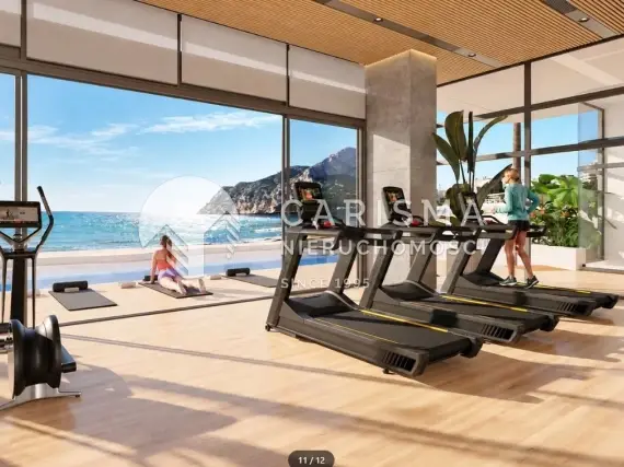 (12) Luksusowy penthouse w budowie, w pierwszej linii brzegowej, w Calpe